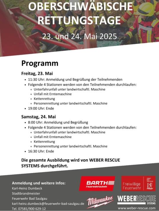 Oberschwäbische Rettungstage